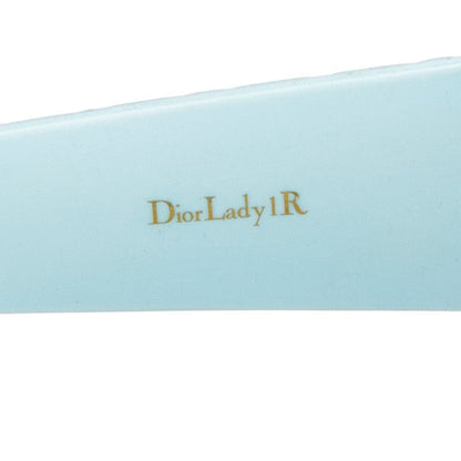 Dior Lady 1r Canage Black Blue White Plastic Rubber Women's Dior