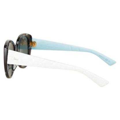 Dior Lady 1r Canage Black Blue White Plastic Rubber Women's Dior