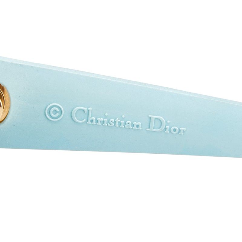 Dior Lady 1r Canage Black Blue White Plastic Rubber Women's Dior