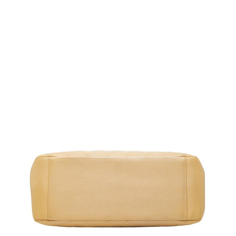 Chanel Coco Mark Matelasse Gst Tote Chain Shoulder Bag Tote Bag A50995 Beige