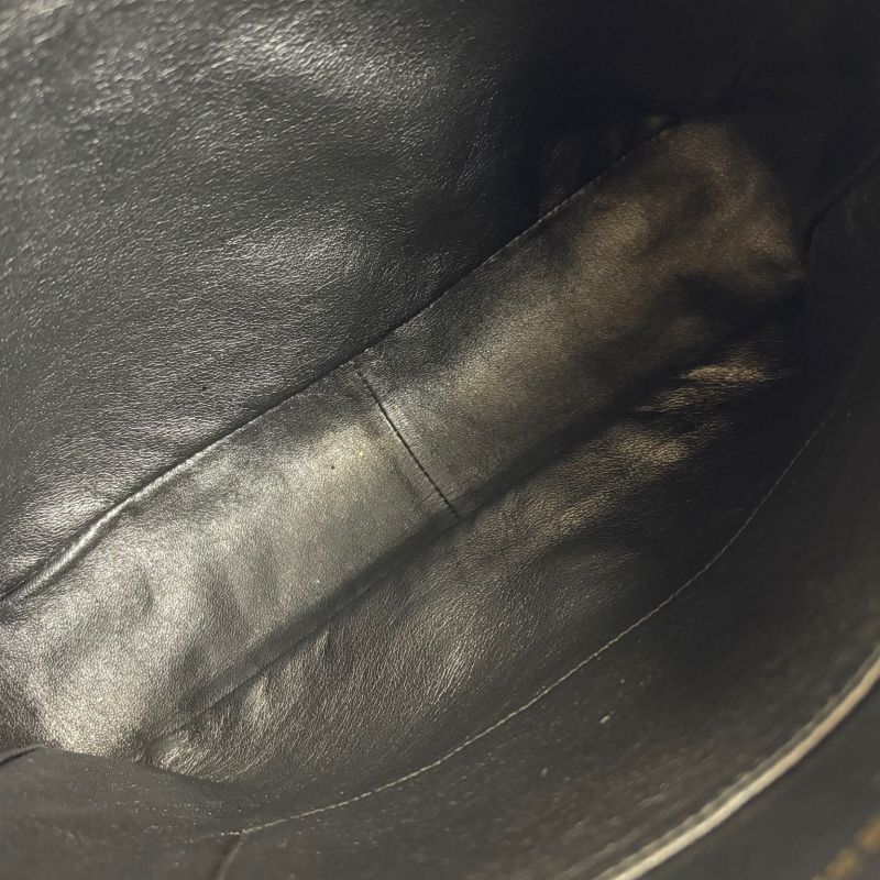 Chanel Matelasse Shoulder Bag with Tassel Charm Coco Mark Matelasse Black