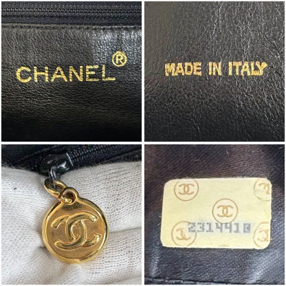 Chanel Matelasse Shoulder Bag with Tassel Charm Coco Mark Matelasse Black