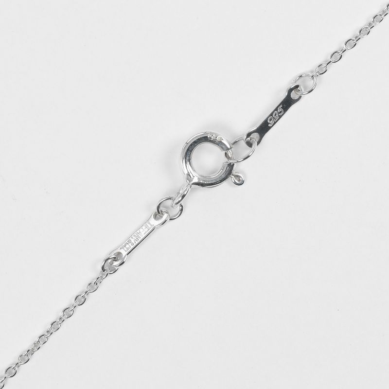 Tiffany & Co Letter M Initial M Silver 925 Ladies 2.1g Necklace