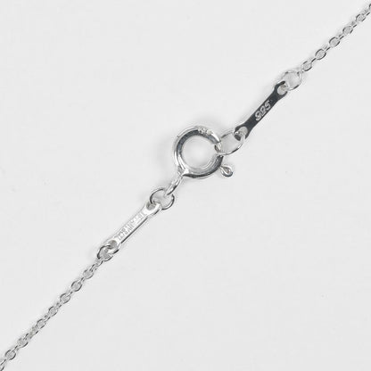 Tiffany & Co Letter M Initial M Silver 925 Ladies 2.1g Necklace