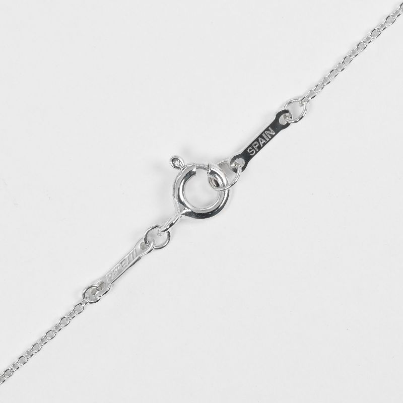 Tiffany & Co Letter M Initial M Silver 925 Ladies 2.1g Necklace