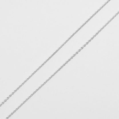 Tiffany & Co Letter M Initial M Silver 925 Ladies 2.1g Necklace