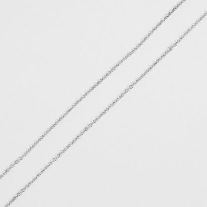 Tiffany & Co 1837 Round Lock Silver 925 Ladies 2.55g Necklace