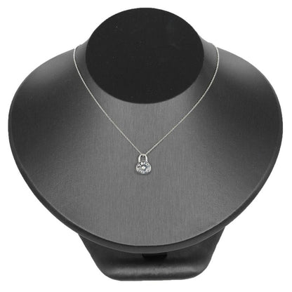 Tiffany & Co 1837 Round Lock Silver 925 Ladies 2.55g Necklace