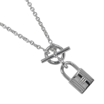 Hermes Cadenas Amulet Silver 925 Ladies 12.16g Necklace