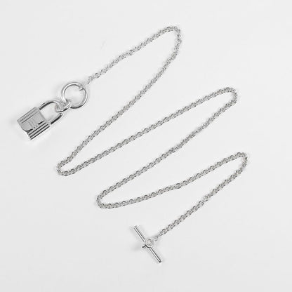 Hermes Cadenas Amulet Silver 925 Ladies 12.16g Necklace