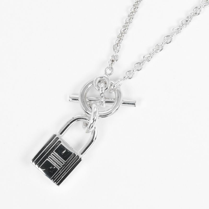 Hermes Cadenas Amulet Silver 925 Ladies 12.16g Necklace