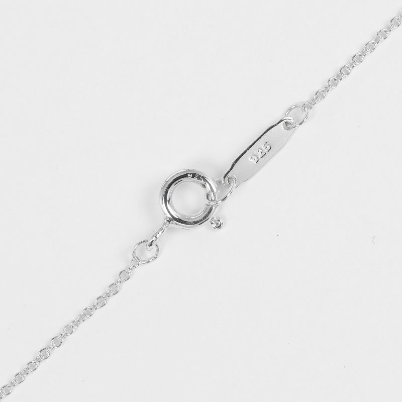 Tiffany & Co Teddy Bear Shopping Bag Silver 925 Ladies 8.87g Necklace