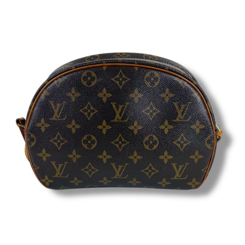 Louis Vuitton Shoulder Bag Blois Monogram Leather Brown Pochette M51221