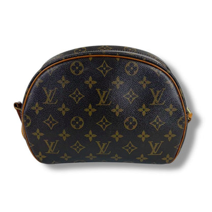 Louis Vuitton Shoulder Bag Blois Monogram Leather Brown Pochette M51221