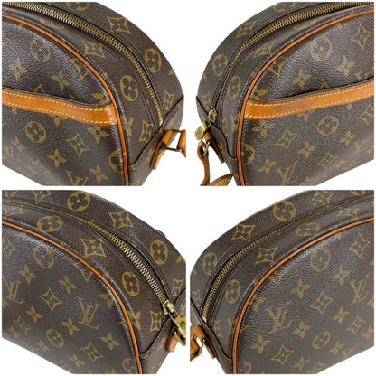 Louis Vuitton Shoulder Bag Blois Monogram Leather Brown Pochette M51221