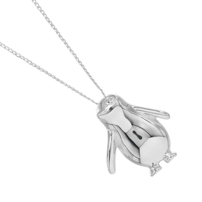 Tiffany & Co Penguin Silver 925 Ladies G Necklace