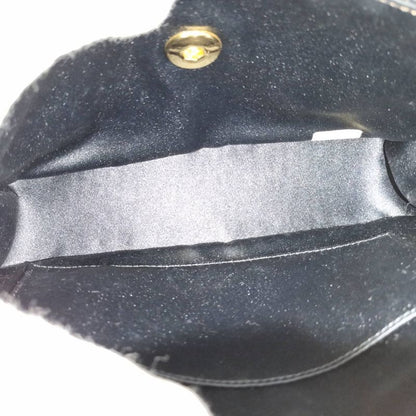 Chanel Mini Matelasse Chain Shoulder Bag Satin Black