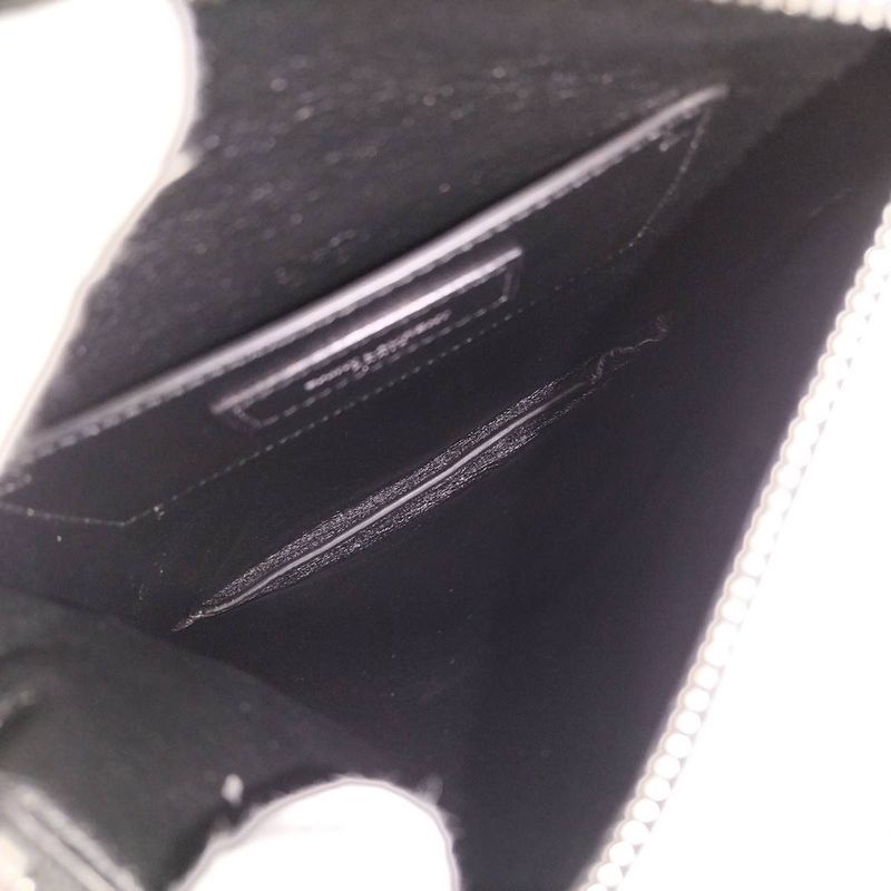 Saint Laurent Paris Shoulder Bag Leather Black 581697