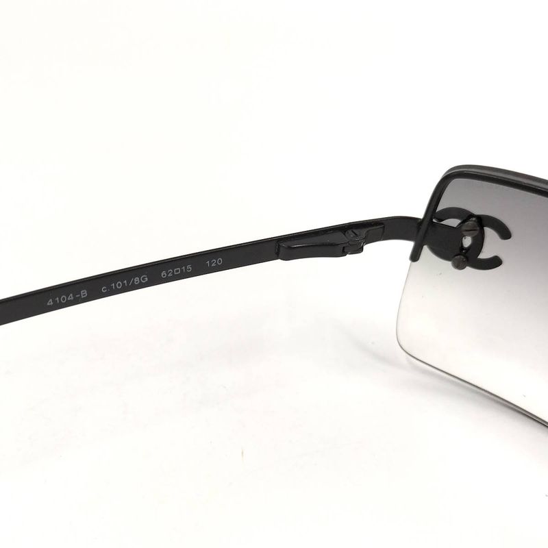 Chanel Sunglass Es Coco Rhinestone in Black Series 4104-B