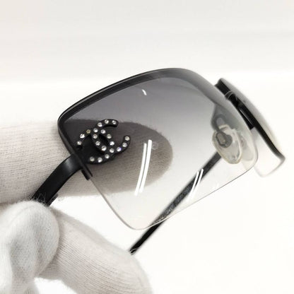 Chanel Sunglass Es Coco Rhinestone in Black Series 4104-B
