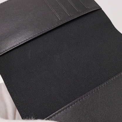 Chanel Pass Port Case Matelasse Caviar Skin Coco Mark Leather Black