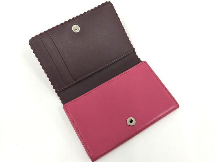 Loewe Card Case Leather Pink