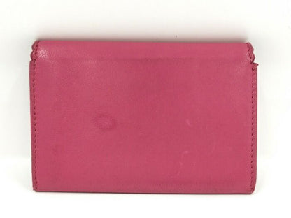 Loewe Card Case Leather Pink