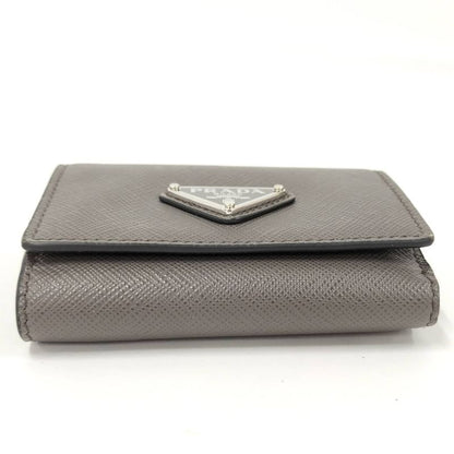 Prada Trifold Wallet Saffiano Leather Graige 2mh042