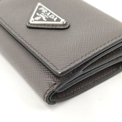 Prada Trifold Wallet Saffiano Leather Graige 2mh042