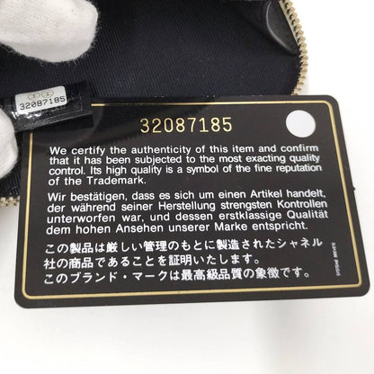 Chanel Chain Shoulder Bag Matelasse Coco Mark Coin Case Lambskin White Ap2738