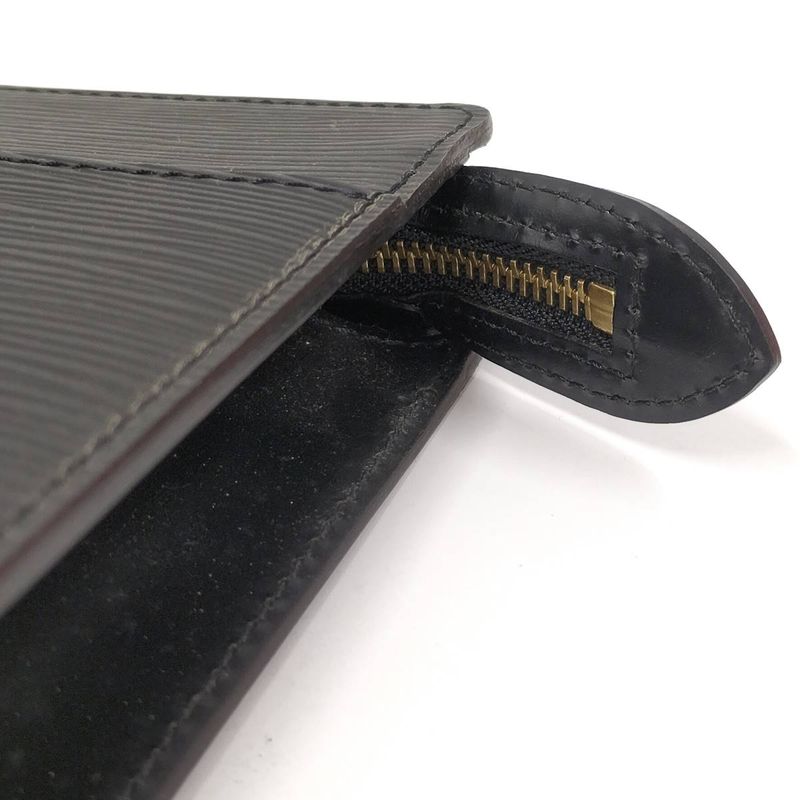 Louis Vuitton Clutch Bag Pochette Homme Epi Noir Black M52522