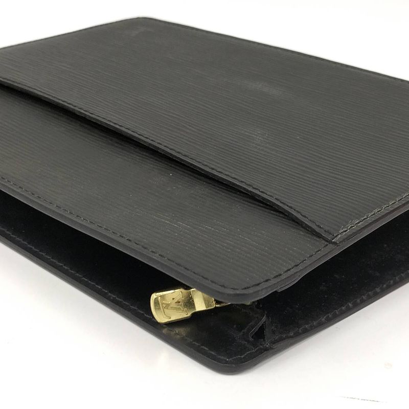 Louis Vuitton Clutch Bag Pochette Homme Epi Noir Black M52522