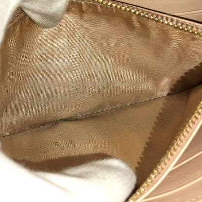 Prada Round Zipper Long Wallet Leather Pink