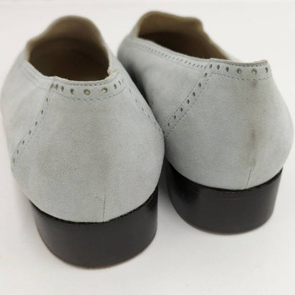 Chanel Loafer Coco Mark Suede Size 36 Light Blue