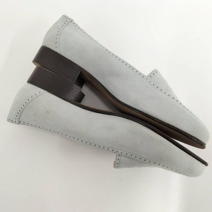 Chanel Loafer Coco Mark Suede Size 36 Light Blue