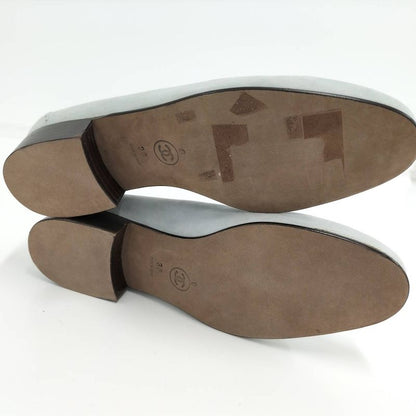 Chanel Loafer Coco Mark Suede Size 36 Light Blue
