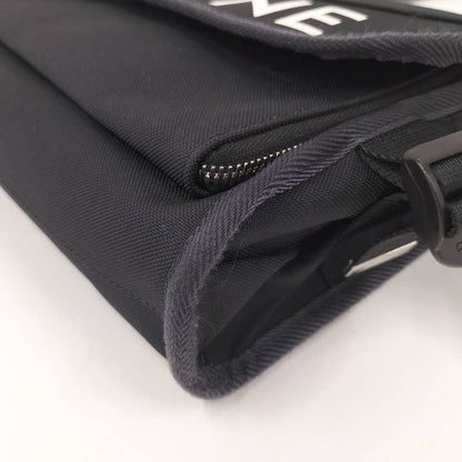 Celine Messenger Body Cross Bag Shoulder Bag Canvas Black 110062dmt