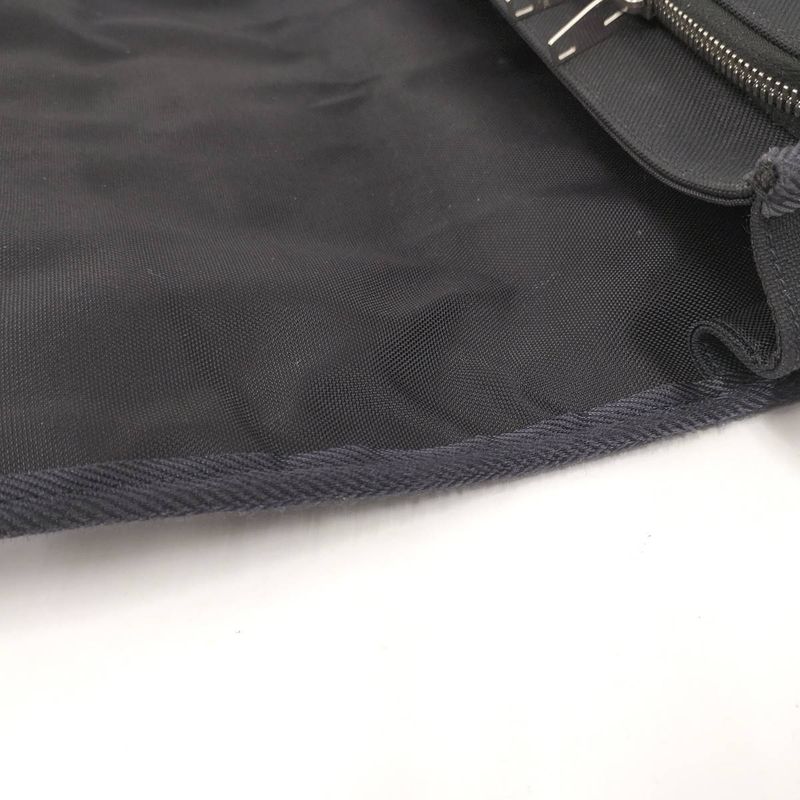 Celine Messenger Body Cross Bag Shoulder Bag Canvas Black 110062dmt