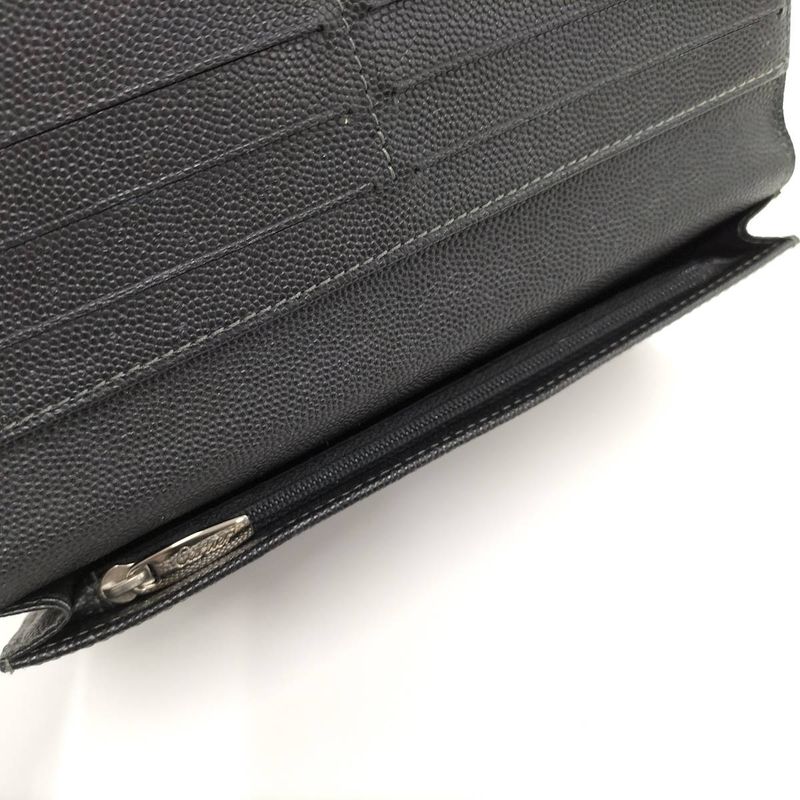 Cartier Bifold Wallet Santos de Cartier Leather Black L300769