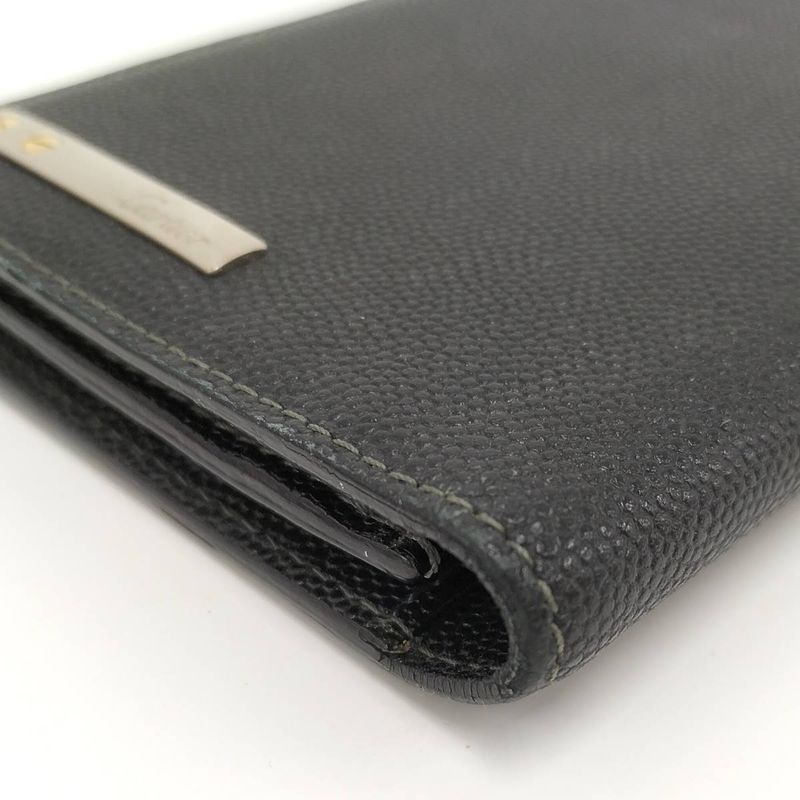 Cartier Bifold Wallet Santos de Cartier Leather Black L300769