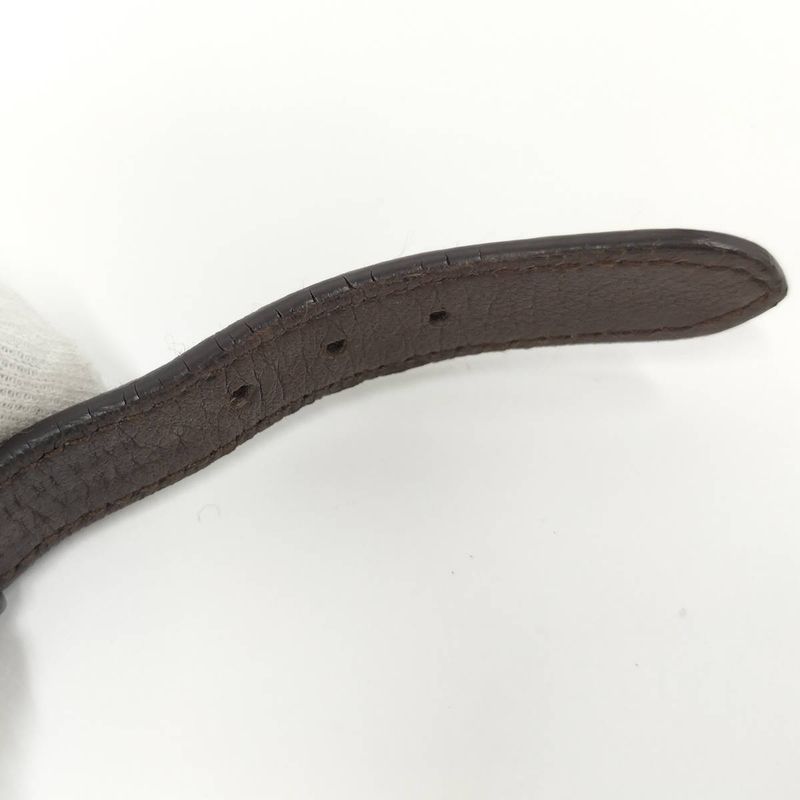 Bottega Veneta Bracelet Leather Sv925 Silver 925 Brown Silver