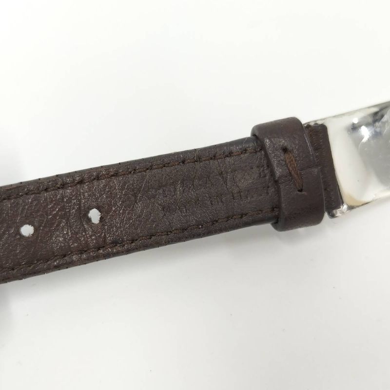 Bottega Veneta Bracelet Leather Sv925 Silver 925 Brown Silver