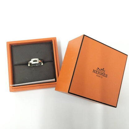 Hermes Silver Ring H Motif Sv925 Size 47