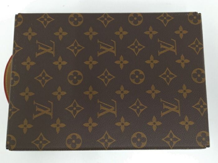 Louis Vuitton Desk Tray MM George Monogram Brown Gi1067