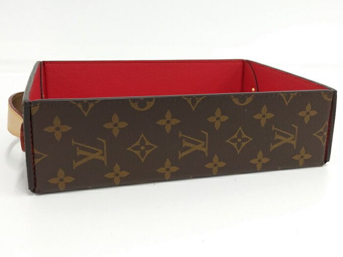 Louis Vuitton Desk Tray MM George Monogram Brown Gi1067