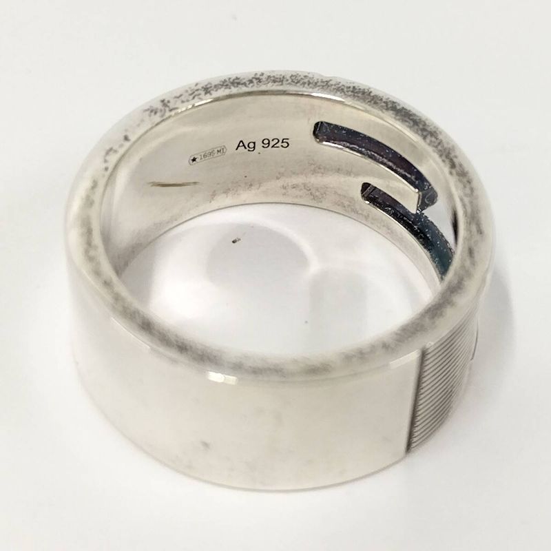 Gucci Brandetto G Silver Ring