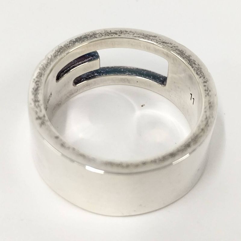 Gucci Brandetto G Silver Ring