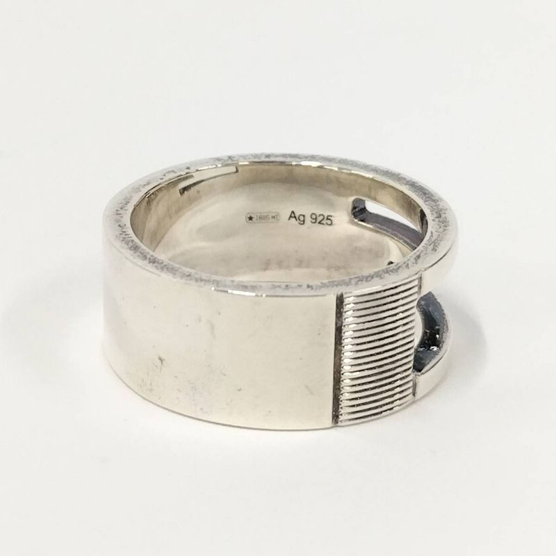 Gucci Brandetto G Silver Ring