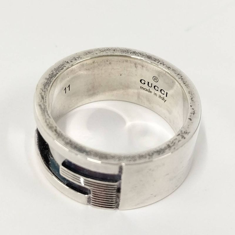 Gucci Brandetto G Silver Ring