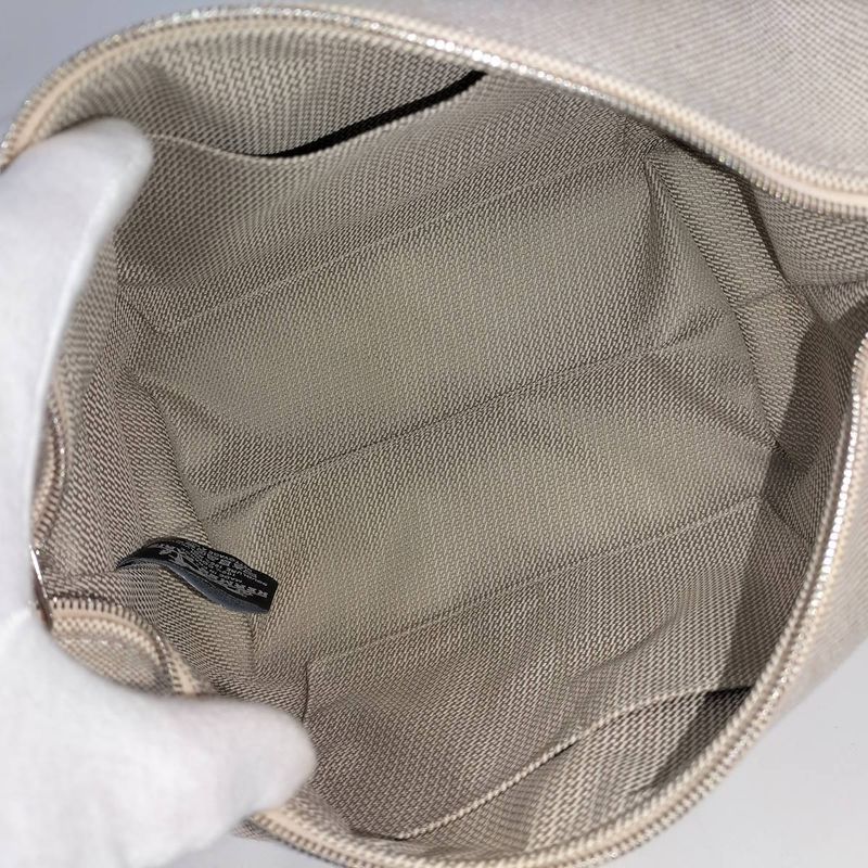 Hermes Brid a Black PM Canvas Beige Orange